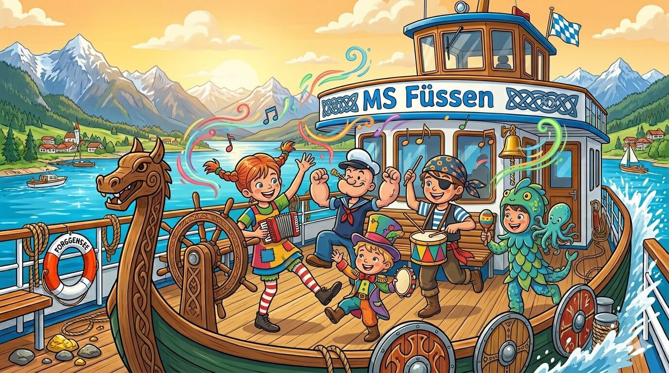 Pippi, Popeye & bunte Kostüme